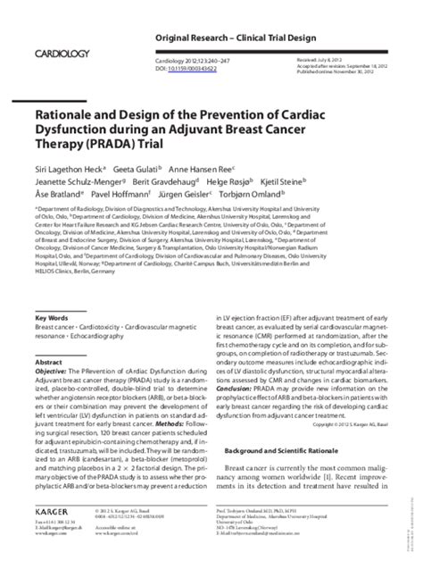 Rationale and design of the PRevention of cArdiac Dysfunction 